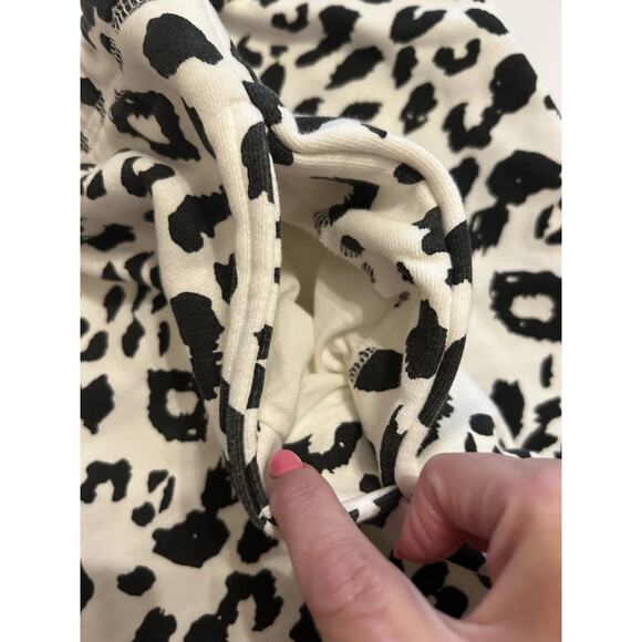 Brunette The Label Snow Leopard Joggers L/XL 100% Cotton Best Friend Sweatpants - Picture 5 of 10